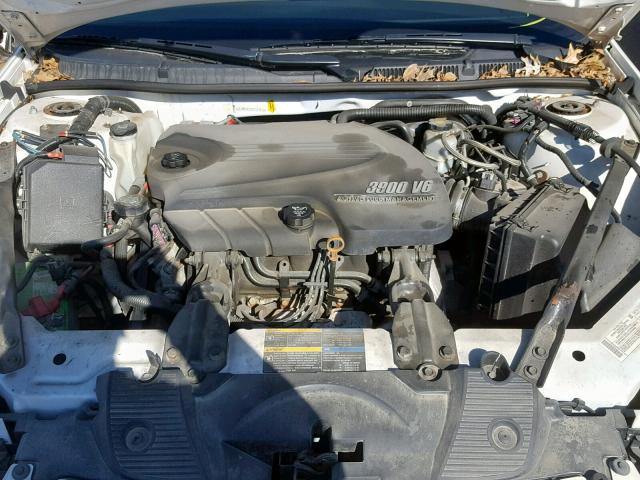 2G1WS583081329810 - 2008 CHEVROLET IMPALA POL WHITE photo 7