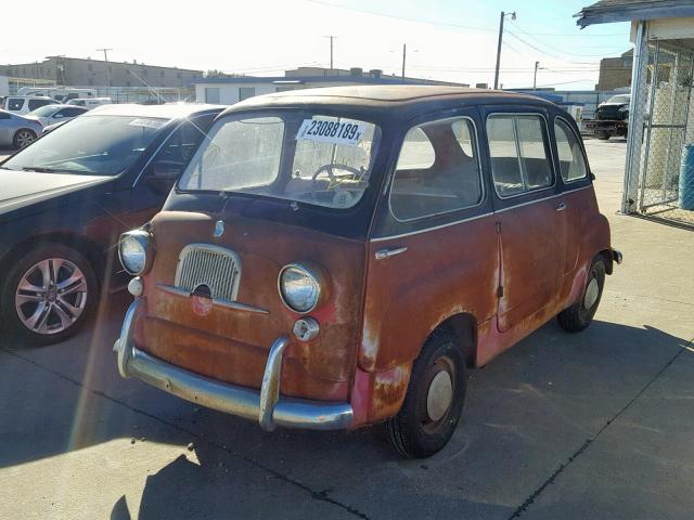 100108066494 - 1961 FIAT 600 RED photo 2