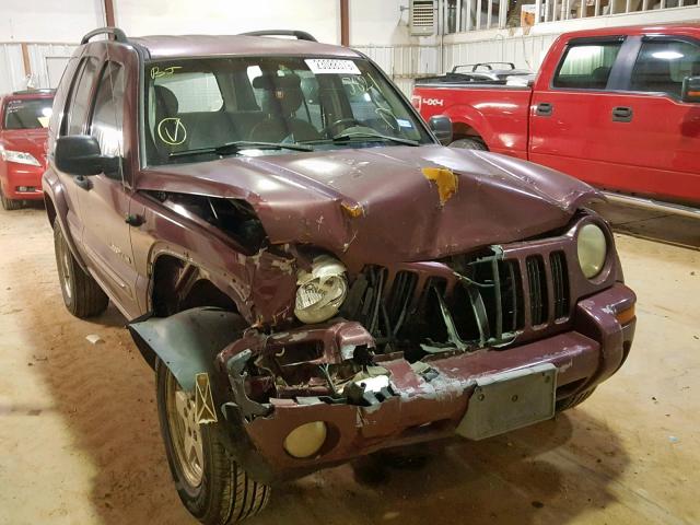 1J4GK58K62W265821 - 2002 JEEP LIBERTY LI 栗色 照片 1