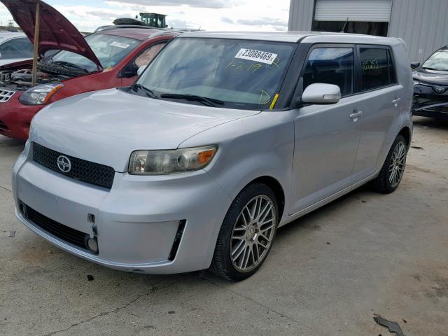 JTLKE50E081054055 - 2008 TOYOTA SCION XB 银色 照片 2
