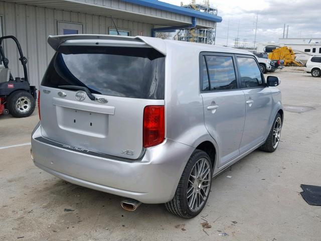 JTLKE50E081054055 - 2008 TOYOTA SCION XB 银色 照片 4
