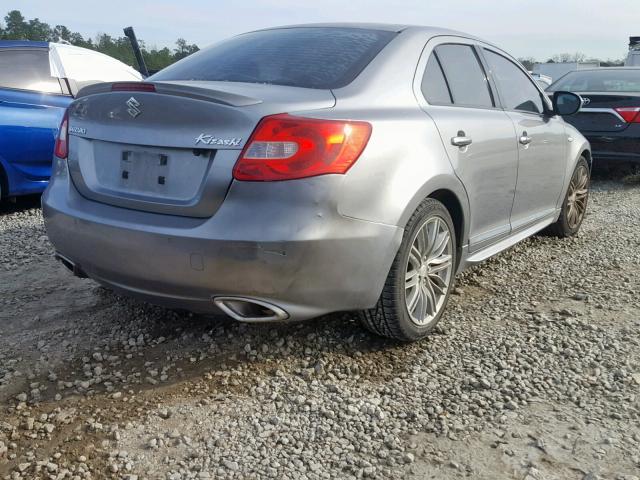 JS2RE9A89B6110049 - 2011 SUZUKI KIZASHI SP SILVER photo 4