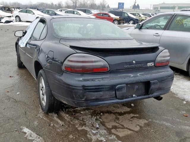 1G2WK52J62F291910 - 2002 PONTIAC GRAND PRIX BLACK photo 3