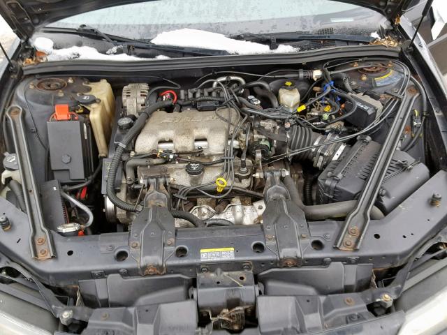 1G2WK52J62F291910 - 2002 PONTIAC GRAND PRIX BLACK photo 7