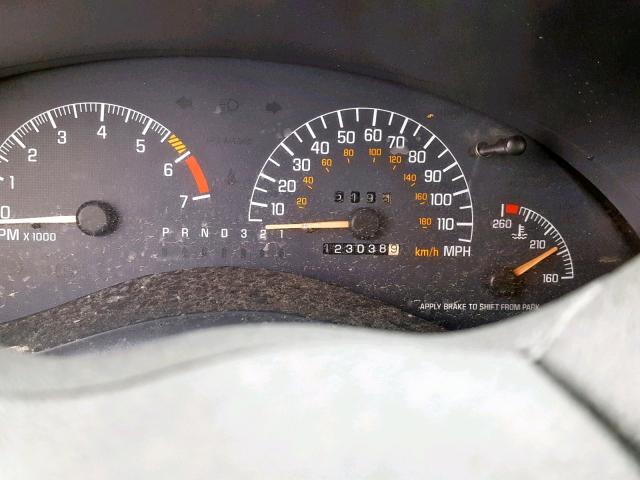 1G2WK52J62F291910 - 2002 PONTIAC GRAND PRIX BLACK photo 8