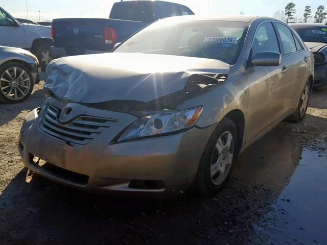 4T1BE46K57U696248 - 2007 TOYOTA CAMRY NEW GOLD photo 2
