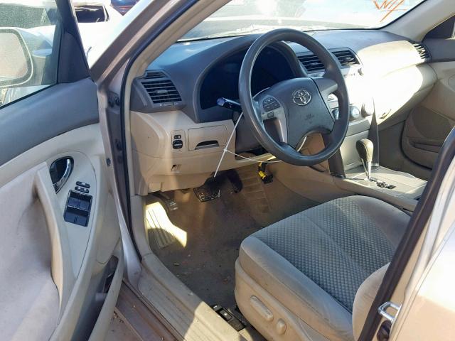 4T1BE46K57U696248 - 2007 TOYOTA CAMRY NEW GOLD photo 9