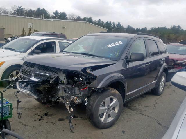 3C4PDCAB2GT132355 - 2016 DODGE JOURNEY SE გრაფიტი ფოტო 2