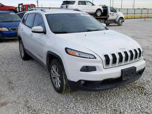 1C4PJLCS1EW167112 - 2014 JEEP CHEROKEE L WHITE photo 1