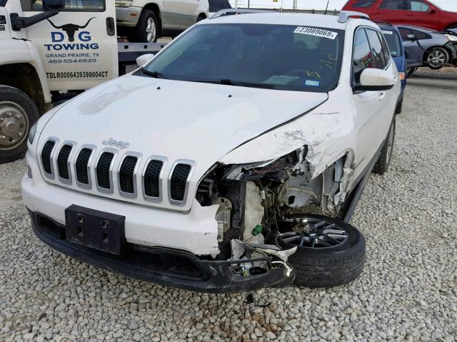 1C4PJLCS1EW167112 - 2014 JEEP CHEROKEE L WHITE photo 2