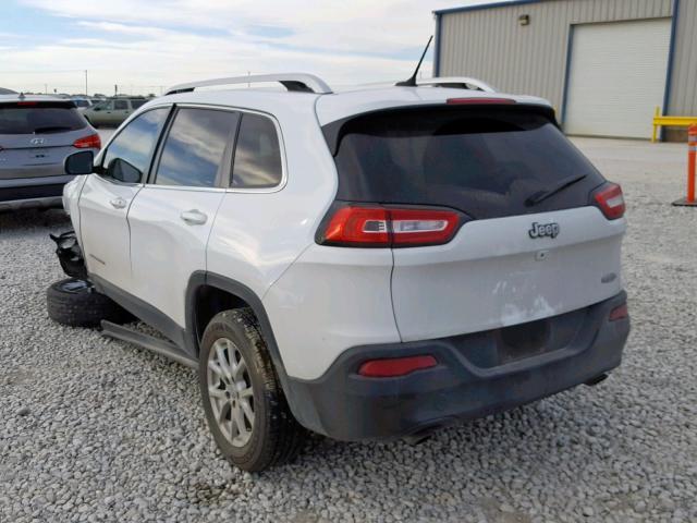 1C4PJLCS1EW167112 - 2014 JEEP CHEROKEE L WHITE photo 3