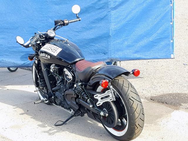 56KMTB00XJ3133136 - 2018 INDIAN MOTORCYCLE CO. SCOUT BOBB BLACK photo 3