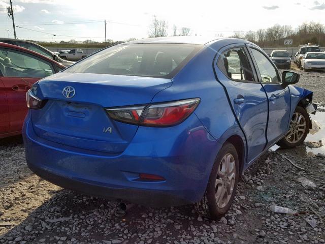 3MYDLBYV7JY314516 - 2018 TOYOTA YARIS IA BLUE photo 4