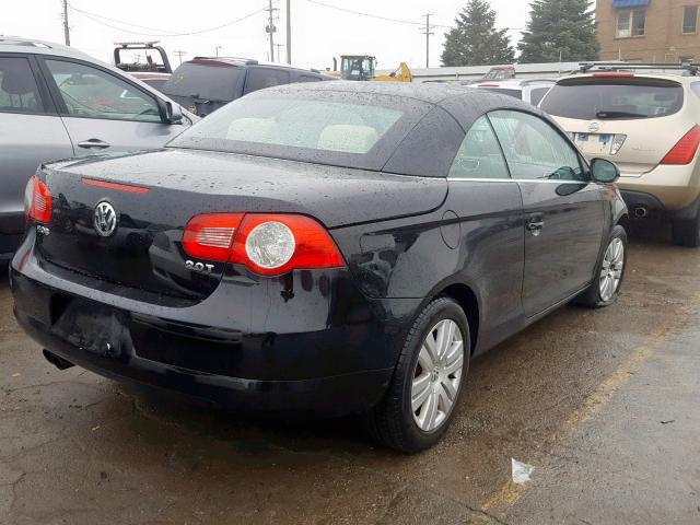 WVWBA71F98V032042 - 2008 VOLKSWAGEN EOS TURBO შავი ფოტო 4
