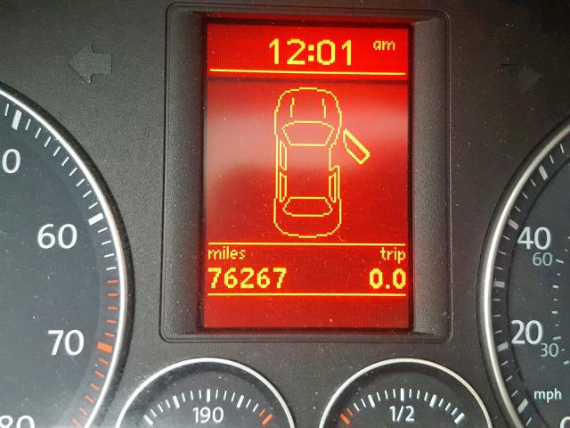 WVWBA71F98V032042 - 2008 VOLKSWAGEN EOS TURBO შავი ფოტო 8