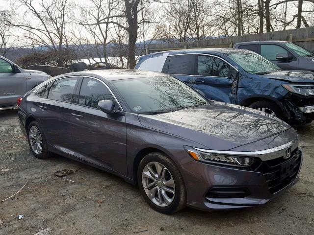 1HGCV1F14JA006515 - 2018 HONDA ACCORD LX GRAY photo 1