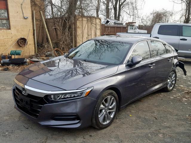 1HGCV1F14JA006515 - 2018 HONDA ACCORD LX GRAY photo 2