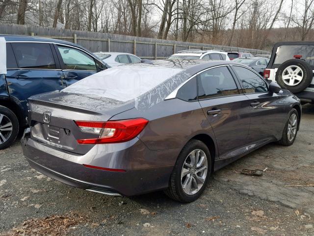 1HGCV1F14JA006515 - 2018 HONDA ACCORD LX GRAY photo 4