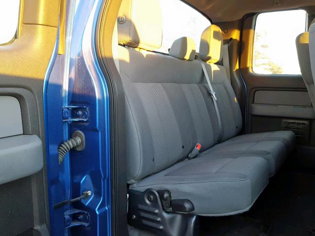 1FTFX1CFXDKE37302 - 2013 FORD F150 SUPER BLUE photo 6