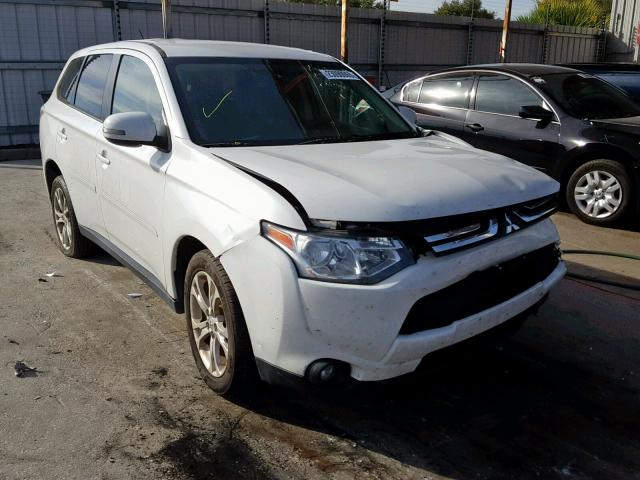 JA4AD3A39EZ004208 - 2014 MITSUBISHI OUTLANDER WHITE photo 1