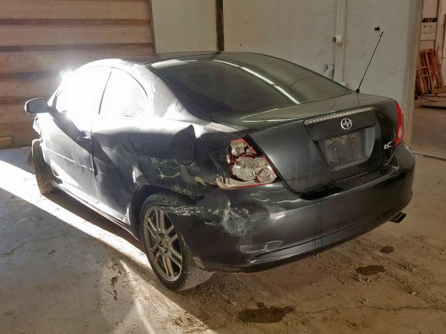 JTKDE177760071192 - 2006 TOYOTA SCION TC ნაცრისფერი ფოტო 3