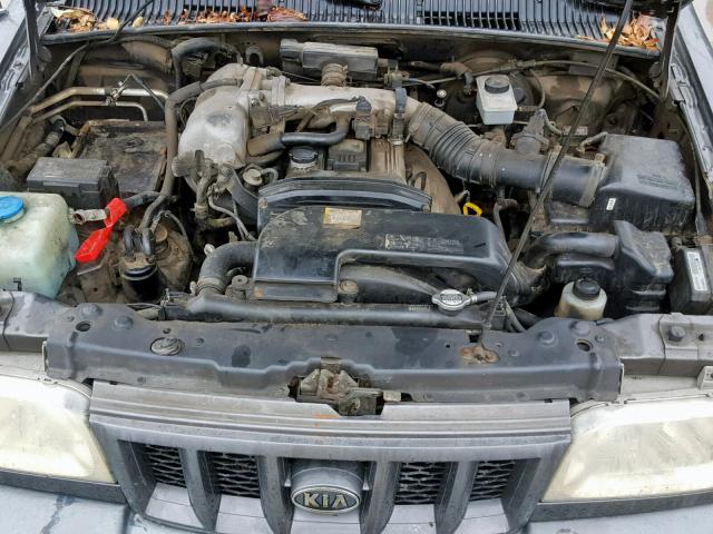 KNDJB723525117139 - 2002 KIA SPORTAGE GRAY photo 7