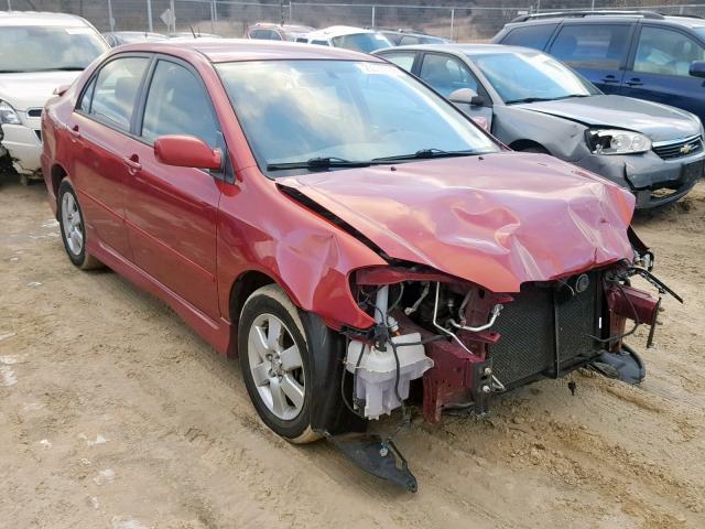 1NXBR32EX7Z896475 - 2007 TOYOTA COROLLA S RED photo 1