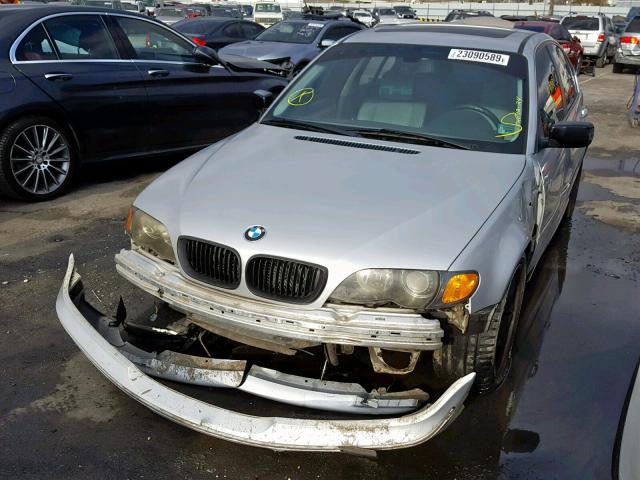 WBAEV53492KM15163 - 2002 BMW 330 I SILVER photo 2