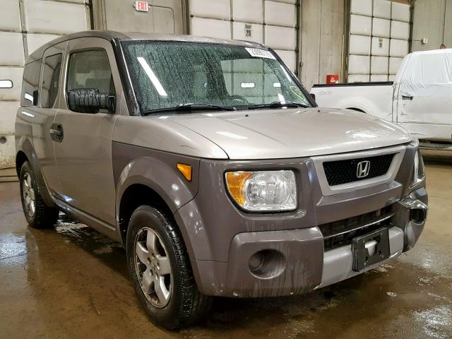 5J6YH28663L051595 - 2003 HONDA ELEMENT EX GRAY photo 1