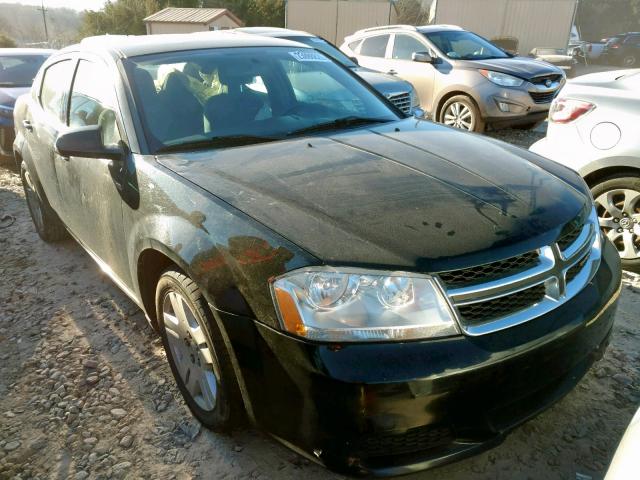 1C3CDZAB5EN144048 - 2014 DODGE AVENGER SE BLACK photo 1