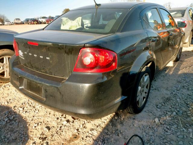 1C3CDZAB5EN144048 - 2014 DODGE AVENGER SE BLACK photo 4