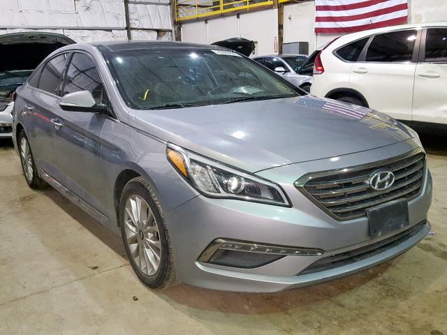 5NPE34AFXFH014250 - 2015 HYUNDAI SONATA SPO GRAY photo 1