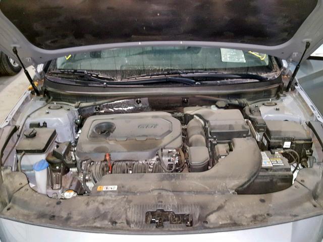 5NPE34AFXFH014250 - 2015 HYUNDAI SONATA SPO GRAY photo 7