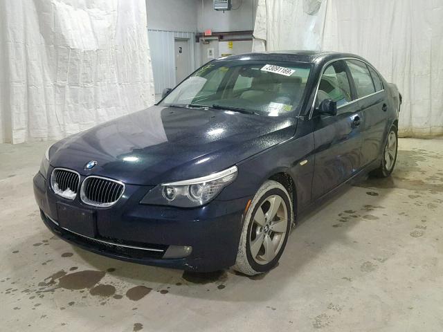 WBANV13588BZ47191 - 2008 BMW 528 XI BLUE photo 2