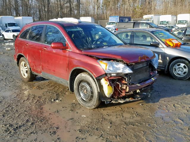 5J6RE4H70BL068733 - 2011 HONDA CR-V EXL RED photo 1