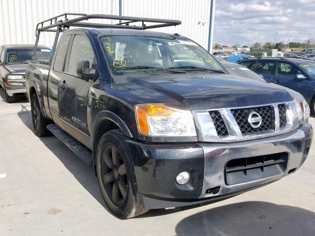 1N6BA0CA1FN511901 - 2015 NISSAN TITAN S BLACK photo 1