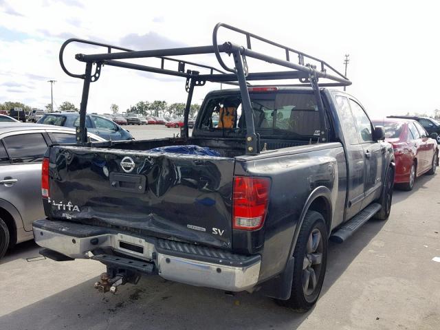 1N6BA0CA1FN511901 - 2015 NISSAN TITAN S BLACK photo 4