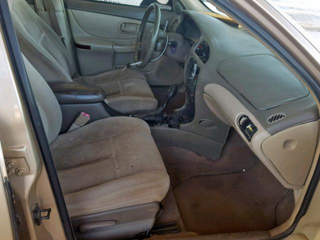 1G3WH52H91F103922 - 2001 OLDSMOBILE INTRIGUE G GOLD photo 5