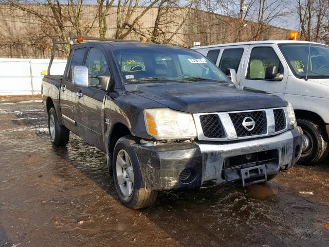 1N6AA07B34N570959 - 2004 NISSAN TITAN XE BLACK photo 1