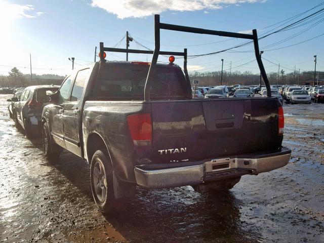 1N6AA07B34N570959 - 2004 NISSAN TITAN XE BLACK photo 3