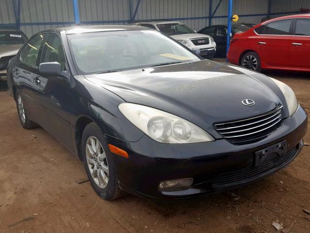 JTHBF30G125022809 - 2002 LEXUS ES 300 BLACK photo 1