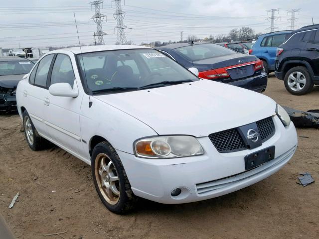 white nissan sentra 2006