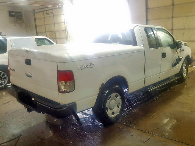 1FTPX14V27FB75461 - 2007 FORD F150 WHITE photo 4