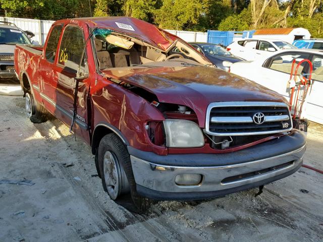 5TBBT44141S171206 - 2001 TOYOTA TUNDRA ACC BURGUNDY photo 1