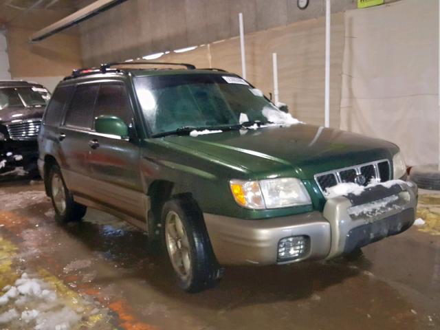 JF1SF65562H711811 - 2002 SUBARU FORESTER S GREEN photo 1