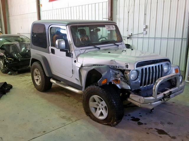 1J4FA69S25P311582 - 2005 JEEP WRANGLER / SILVER photo 1