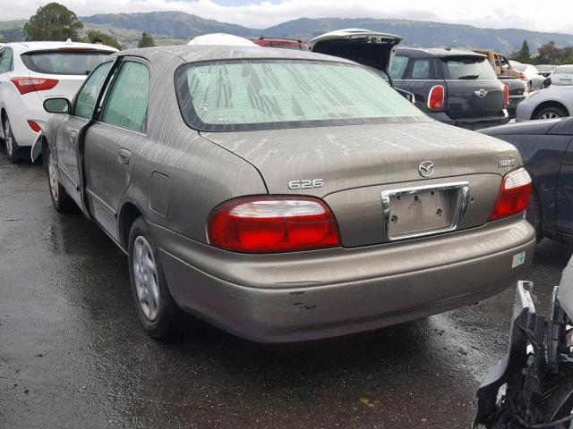 1YVGF22D325299959 - 2002 MAZDA 626 ES BEIGE photo 3