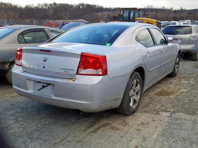 2B3CA3CV3AH267411 - 2010 DODGE CHARGER SX SILVER photo 4