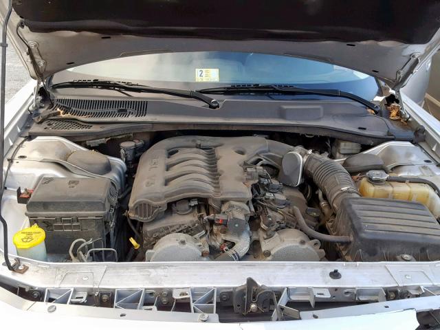 2B3CA3CV3AH267411 - 2010 DODGE CHARGER SX SILVER photo 7