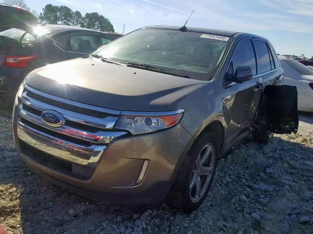 2FMDK3KC7CBA66502 - 2012 FORD EDGE LIMIT 灰色 照片 2